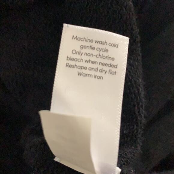 ATHLETA BLACK CREW NECK HEAVY‎ SWEATER SIZE S - Picture 9 of 10